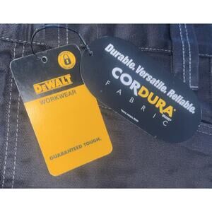 NWT DEWALT WORKWear TROUSERS 30 X 33 Cordura Knee Protection Pro Black